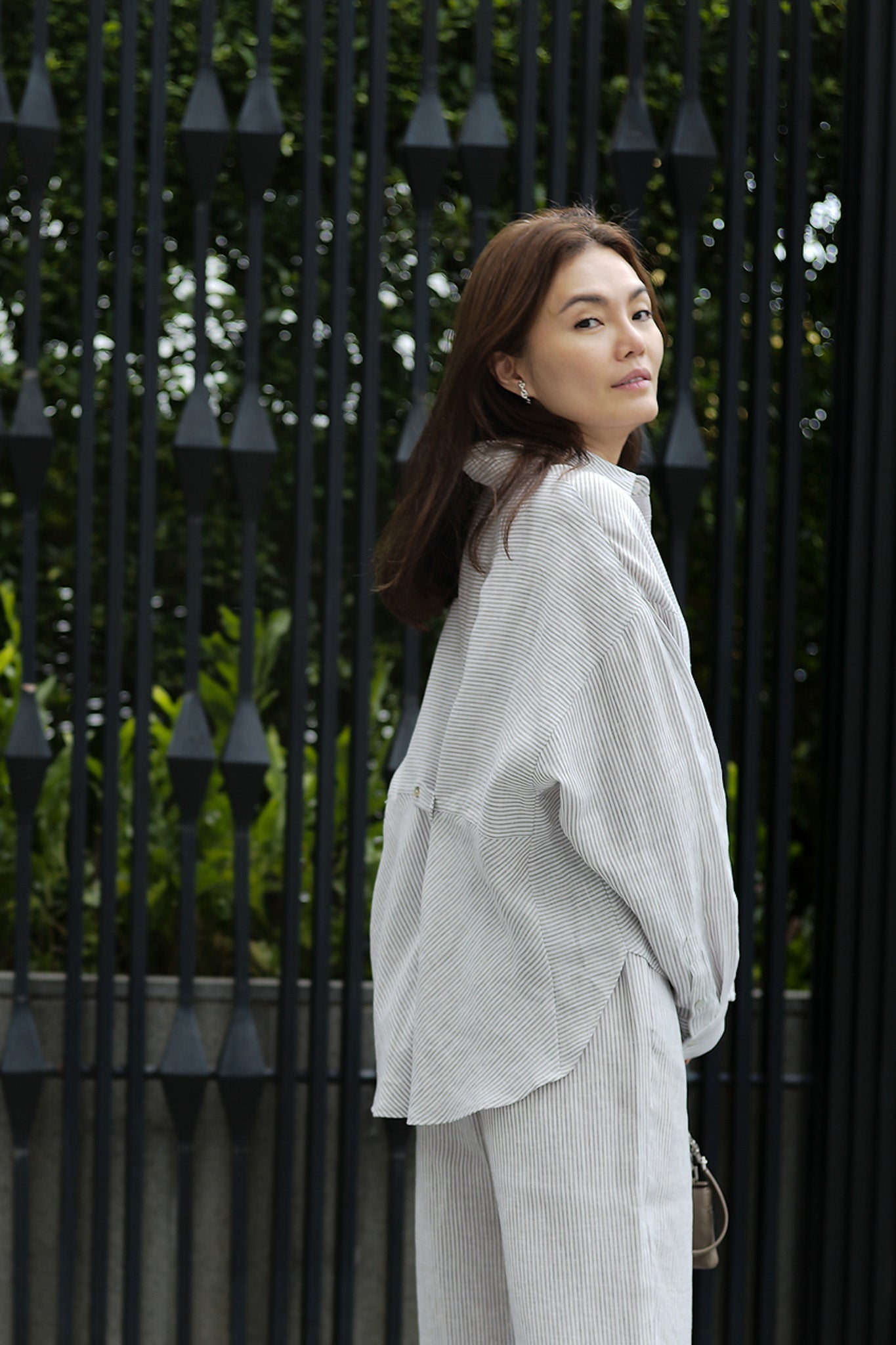 linen toby shirt