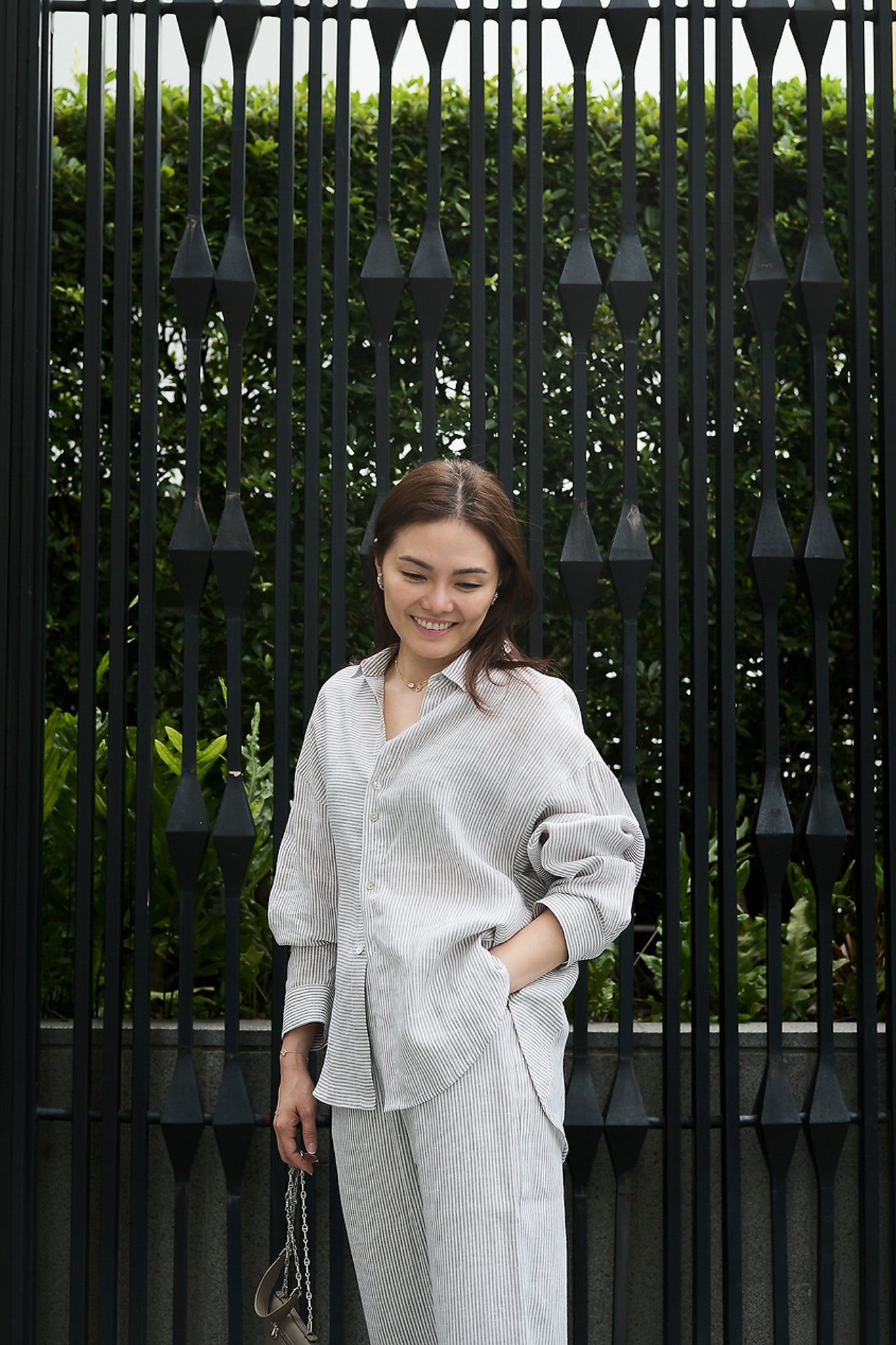 linen toby shirt