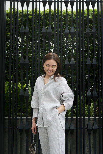 linen toby shirt