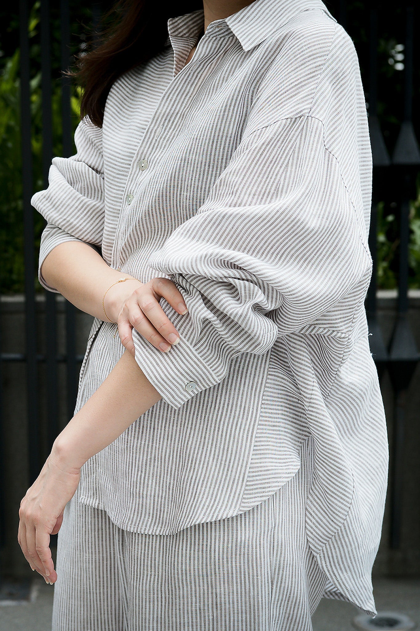 linen toby shirt