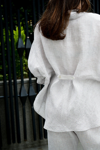 linen toby shirt