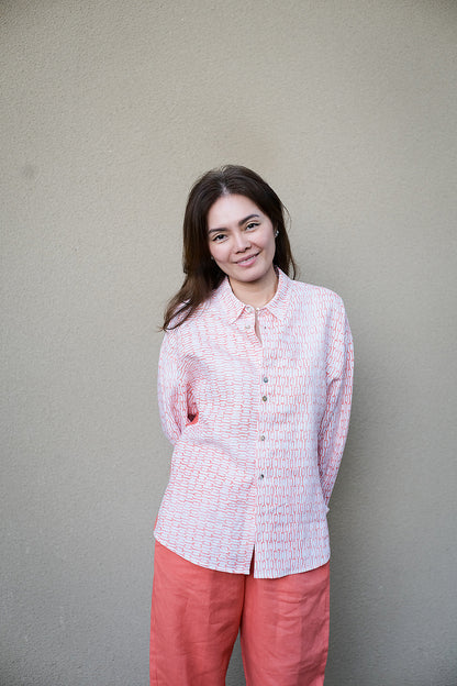 linen toby shirt