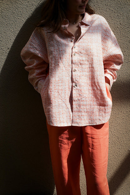 linen toby shirt