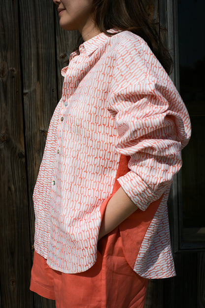 linen toby shirt